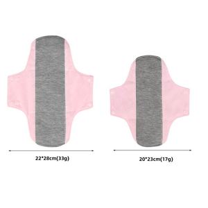 Grosir katun lembut + Graphene dicuci kain wanita Reusable bantalan menstruasi sangat menyerap kebersihan ibu melahirkan Pad - Product Image 2