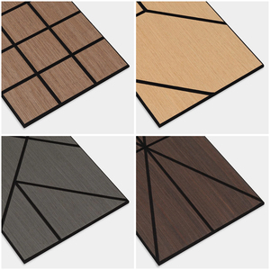 Panel Acústico <span class=keywords><strong>Decorativo</strong></span> de Fibra de Poliéster para Interiores, Insonorizante, Impermeable y de Alta Absorción de Ruido - Product Image 3