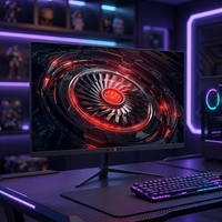 Moniteur de jeu incurvé sans cadre 23,8 24 pouces 1080P Moniteur LED pour PC Moniteur LCD pour ordinateur de bureau 23,8 pouces 165Hz