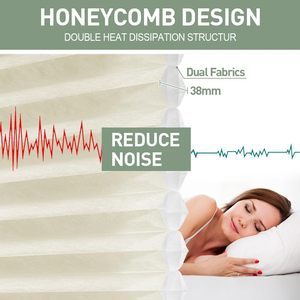 Tùy chỉnh di động Shades nhiệt cách điện trên xuống dưới lên cơ giới tổ ong Rèm cho nhà Windows - Product Image 4