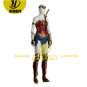 Disfraz de Cosplay de <span class=keywords><strong>Mujer</strong></span> <span class=keywords><strong>Maravilla</strong></span> de <span class=keywords><strong>DC</strong></span> Personalizado, Conjunto Completo para <span class=keywords><strong>Mujer</strong></span> Adulta, Disfraz de Personaje de Película de Halloween con Capa para Eventos y Actuaciones - Product Image 2