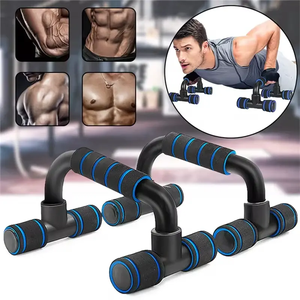 Barras de realce, 1 par de mangos de flexiones con agarre de espuma acolchado y barras de realce de estructura resistente antideslizante - Product Image 3
