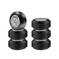 Roulements à billes 3D en acier chromé avec revêtement plastique, double rangée, 625 625ZZ, roues de poulie en POM, haute précision, pour la restauration (vente en gros)