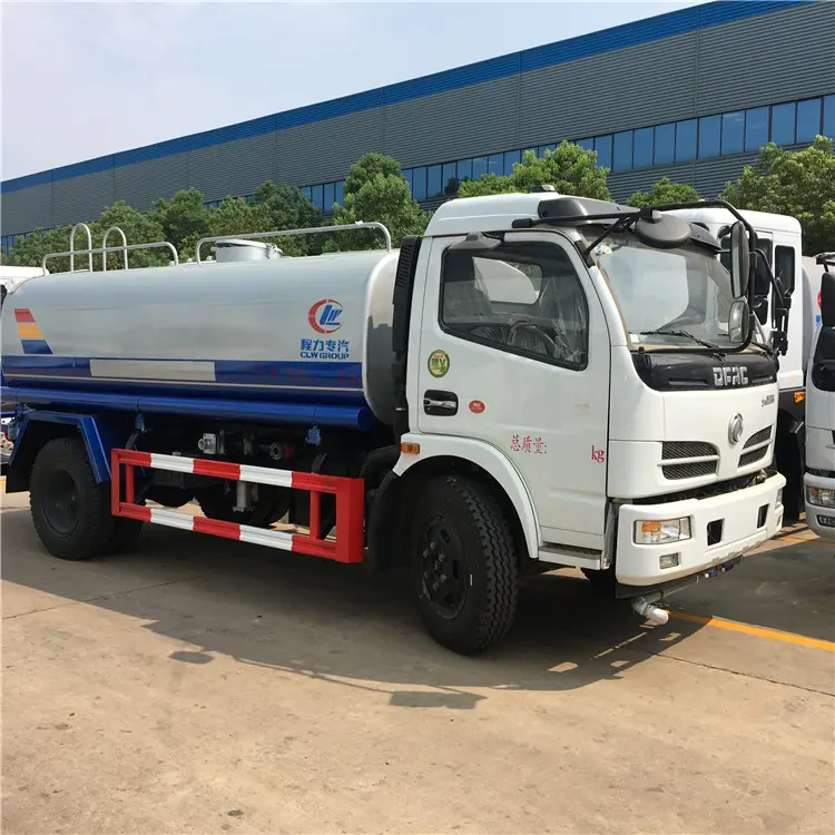 Camiones transportadores de agua para agua potable, cisterna de camion de 1500-3000 galones, 5-10toneladas