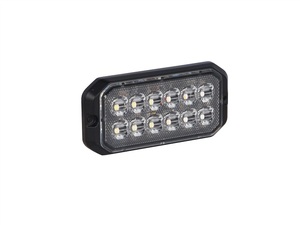 ECE R10, R65 Montaje en superficie 12-LED Luz estroboscópica ámbar para parrillas de camiones, guardabarros, paneles de carrocería de camiones - Product Image 3