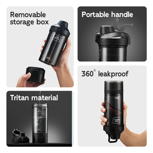 Botellas Mezcladoras Personalizadas al por Mayor, Botella Mezcladora para Mujer con Etiqueta Privada, Botella Mezcladora de Proteínas Perfecta con Tapa de Botón - Product Image 3