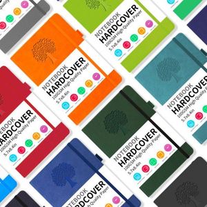 Cuaderno de Reuniones Personalizado Promocional con Tapa Dura, Encuadernación Cosida, Elástico y Bolsillo - Product Image 1