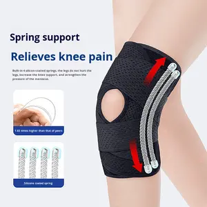 <span class=keywords><strong>Genouillère</strong></span> de protection pour hommes et femmes, spécial ligaments et ménisque, pour la course, l'alpinisme, la protection contre les blessures, équipement de sport et usage quotidien - Product Image 4