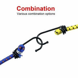 Crochets <span class=keywords><strong>élastique</strong></span>s robustes pour cordon <span class=keywords><strong>élastique</strong></span> Sangles de toit réglables de 21/24/36 pouces Matériau en latex et polyester de <span class=keywords><strong>8</strong></span> <span class=keywords><strong>mm</strong></span> - Product Image 4