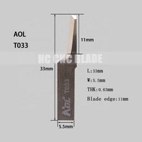 AOL pisau bergetar Tungsten karbida, mesin pemotong pisau berosilasi kulit pisau CNC T033 T038 T131 T133 T138 T142