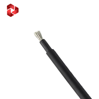 Câble solaire flexible en cuivre étamé XLPO à âme unique pour connexion de panneaux solaires et centrales électriques, homologué AC1000V DC1500V, indice de protection IP67