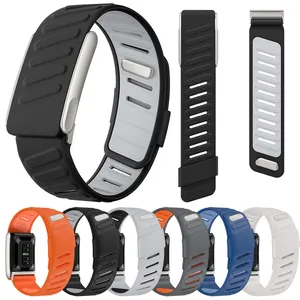 Correa de Silicona Compatible con Whoop <span class=keywords><strong>5.0</strong></span>, Correa de Repuesto de Dos Tonos Estilo CR7, Correa Deportiva Impermeable - Product Image 1