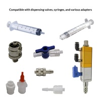 Embouts d'aiguilles de distribution de 1/4 pouce en acier inoxydable avec moyeu en plastique, embout de seringue plat et émoussé fileté, précision industrielle 14G-34G