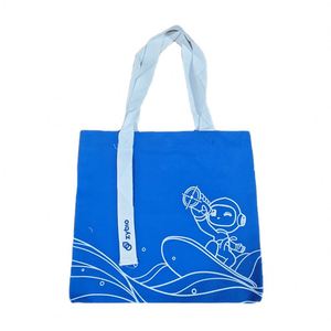 Sac fourre-tout en toile à motif de dessin animé personnalisé, 12 oz, poignées en ruban robustes, sac promotionnel vibrant pour la promotion de la marque, vente en gros - Product Image 2