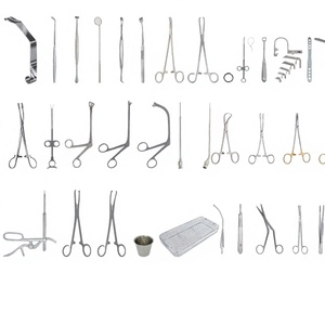 Ensemble de 50 instruments de base pour l'tonsillectomie et l'adenotomie avec écarteur buccal Davis-Boyle, curettes Beckmann et pinces à tonsils - Product Image 1