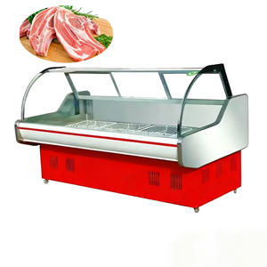 Présentoir pour viande fraîche/poisson/boeuf de supermarché Vitrine de réfrigérateur <span class=keywords><strong>Boucherie</strong></span> Présentoir pour viande Réfrigérateur - Product Image 1