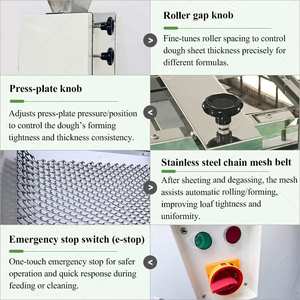 Máquina para Hacer Croissants de Panadería, Moldeadora Industrial de Pan, Molde para Hacer Masa de Pan - Product Image 4