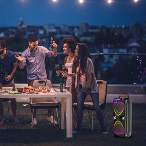 Altavoz Portátil ABS4219 de Alta Calidad con Sonido Envolvente y Luces RGB para <span class=keywords><strong>Karaoke</strong></span> y Reproductor de MP3, Ideal para Fiestas al Aire Libre - Product Image 3