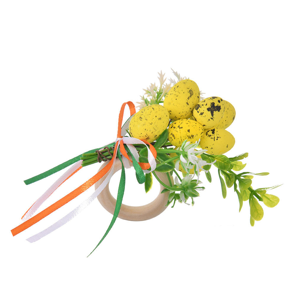 Yellow Spotted Easter egg