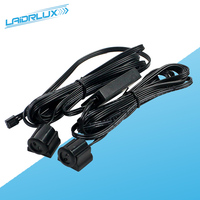 Interrupteur de capteur de mouvement IR à double porte détachable DC12-24V armoire Double porte LED interrupteur d'éclairage à induction de contrôle de bande lumineuse