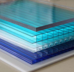 Panneau solaire en polycarbonate creux à double couche, transparent bleu marine de qualité optique, à haut débit lumineux, pour véranda - Product Image 6
