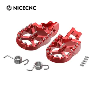 NiceCNC-pedales de pies anchos para Gas MC 85 2022-2023 MC 125/250 EC250 EC300 2021-2023