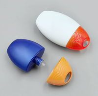 Conteneur en plastique PE plat personnalisé de 50 ml/100 ml, respectueux de l'environnement, pour crème solaire, crème pour les mains, fond de teint liquide, flacon isolant
