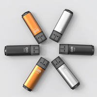 Memoria USB 2.0 de Alta Calidad al por Mayor, Diseño Metálico PD204, 3 Colores, 1 Año de Garantía, Gran Venta