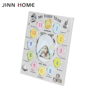 Jinn Nhà Đáng Yêu Bé Thiết Kế Quà Tặng Hình Ảnh Khung Vui Động Vật In Ấn Bạc Kim Loại Khung Ảnh - Product Image 3