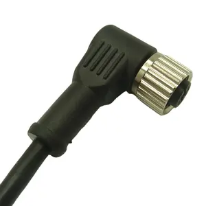 Nhà Máy OEM Y Cáp Splitter M12 4Pin Nữ Góc Cáp Cho Ngành Công Nghiệp