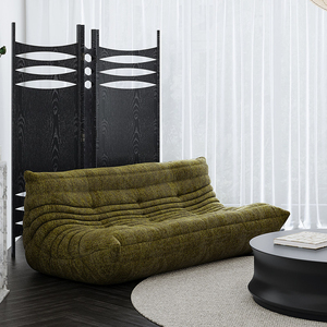 Atunus Modern Lazy <strong>Sofa</strong> Nordic Retro Chenille Fabric Retro Green Vintage Living Room Floor Modular <strong>1</strong> <strong>2</strong> <strong>3</strong> Seater <strong>Sofa</strong> Couch <strong>Set</strong> - Product Image 1