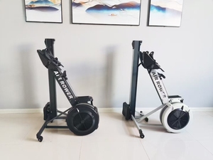 Remo de aire de alta calidad, equipo de ejercicio aeróbico comercial para Fitness, máquina de remo de resistencia directa al viento de fábrica - Product Image 4