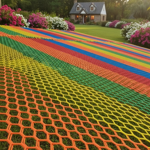 Yüksek Kaliteli Özelleştirilmiş Kapalı Eğlence Tesisleri El Dokuması Tırmanma Gökkuşağı Ağları Model No Düğümleme Ağı - Product Image 3