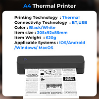 Imprimante thermique portable A4 sans encre LUCK JINGLE-MT80 pour plans d'étude et plans de construction – Vente en gros directe usine
