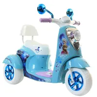 Замороженный 3-колесный скутер, батарея, электрическая езда на игрушечных машинах, мотоцикл, детский мотоцикл