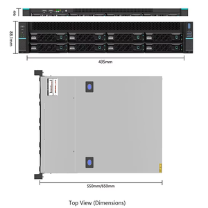 New Arrival <span class=keywords><strong>1U</strong></span> 4 Vịnh 550 mét 6GB bảng nối đa năng máy chủ trường hợp nhà máy bán hàng trực tiếp ATX hình thức tùy chỉnh <span class=keywords><strong>1U</strong></span> Rack mount máy chủ Chassis - Product Image 5