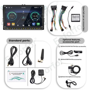 9.0 ''Carplay pour Volkswagen Machine universelle Android 13 GPS Navigation lecteur multimédia affichage sans fil autoradio unité principale - Product Image 5