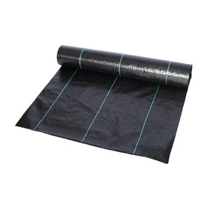 Tela de Control de Malezas de Polipropileno (PP) de 65g, Gruesa y Resistente, Negra, Modelo Ecológico 01, para Huertos, Antienvejecimiento, Transpirable y Resistente al Sol - Product Image 1