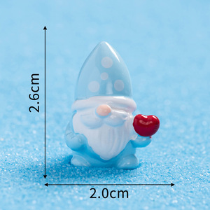 Offre Spéciale : Ornement en Résine Transparente Lumineuse (Père Noël, Gnome, Bonhomme de Neige) à Dos Plat, Pendentif Scène Hivernale de Noël, pour Fabrication de Bijoux Faits Main - Product Image 6