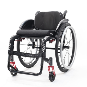 Kursi Roda Olahraga Multifungsi dari Paduan Aluminium yang Tidak Dapat Dilipat, Kursi Roda Manual Portabel untuk Penyandang Disabilitas, Kursi Roda Ultra Ringan - Product Image 3