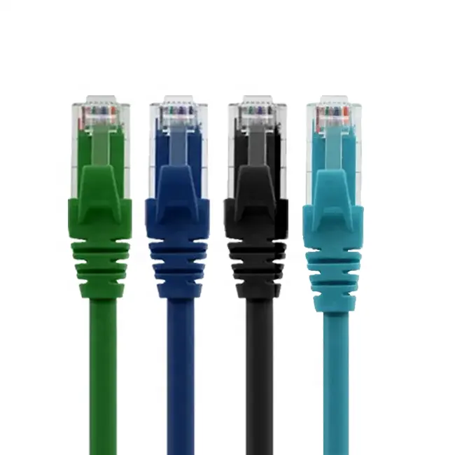 Indoor Outdoor Ethernet Cabos de Rede Cat5e Cat7 3m 3ft disponível em várias cores Fibra Óptica cat 6 cabo ethernet