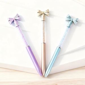 <b>Multicolor</b> Bowknot Metal Ballpoint <b>Pen</b> with logo Slim Signature <b>Pen</b> with Custom logo Gel <b>Pens</b> Suitable As Gifts for Students - Product Image 3