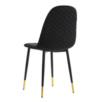 Fauteuils de détente modernes en velours capitonnés pour salon, salle à manger et cuisine - Design contemporain