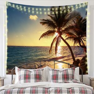 Peut être utilisé comme décoration de tête de lit, tapisserie murale pour chambre, motif forêt verte fraîche, imprimé nature réaliste, toile de fond pour chambre à coucher - Product Image 1