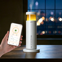 Diffuseur d'arômes intelligent portable pour la maison et les hôtels, avec logo personnalisé, contrôle intelligent, sans eau, à huiles essentielles, avec lumière nocturne