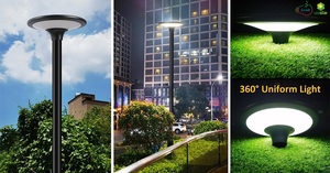 Lámparas Solares de Calle de 20W, IP65 Impermeables, 6500K, 3000LM, Luz LED para Jardín Exterior, del Anochecer al <span class=keywords><strong>Amanecer</strong></span>, <span class=keywords><strong>con</strong></span> Control Remoto - Product Image 2