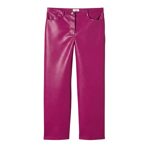 Pantalon en cuir de mouton pour femme, sur mesure, de haute qualité, respirant, tissu doux, design élégant - Product Image 6