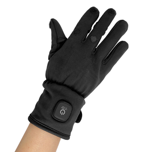 Guantes calefactables de medio dedo con tapa abatible, guantes calefactores eléctricos recargables por USB para hombres, mujeres para trabajo al aire libre y ciclismo - Product Image 2