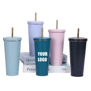 2023 di vendita calda tazza da caffè termica da viaggio tazza da 750ml per esterni isolata sotto vuoto in acciaio inossidabile tazza per auto con Logo personalizzato - Product Image 1