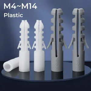 Cheville d'expansion murale en plastique blanc Gary M4 M5 M6 M8 M10 M12 M14 en forme de tigre pour mur d'escalade - Product Image 1